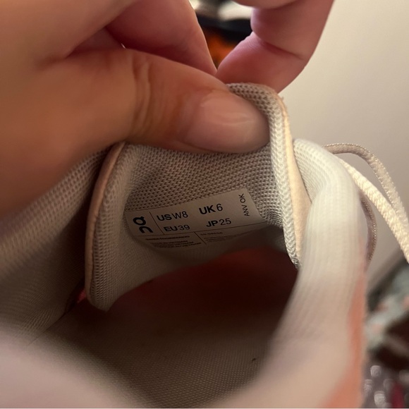 On Running Cloud 5 Rose Shell Running Shoes Size 8 Women's - Picture 7 of 7